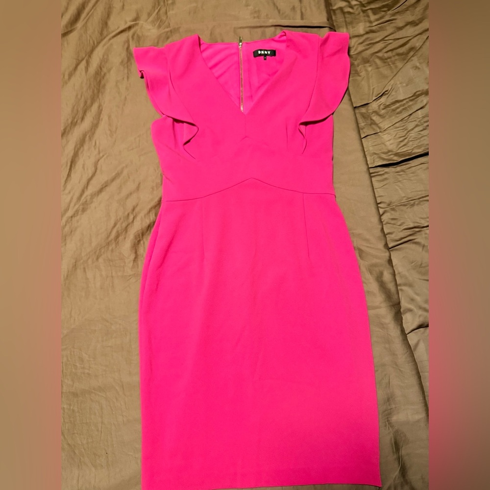 DKNY pink dress